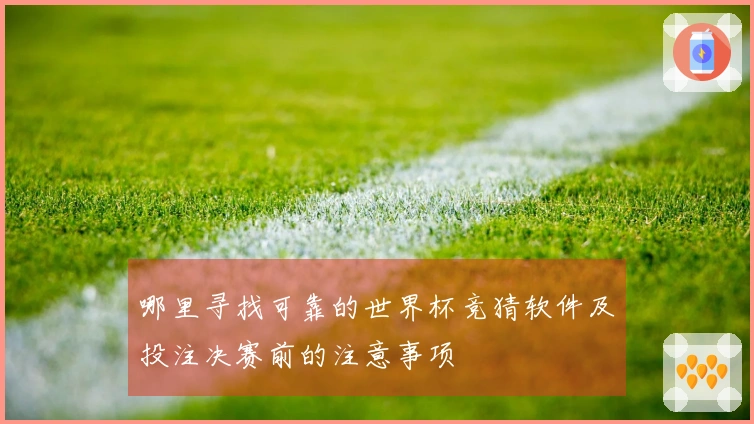 哪里寻找可靠的世界杯竞猜软件及投注决赛前的注意事项